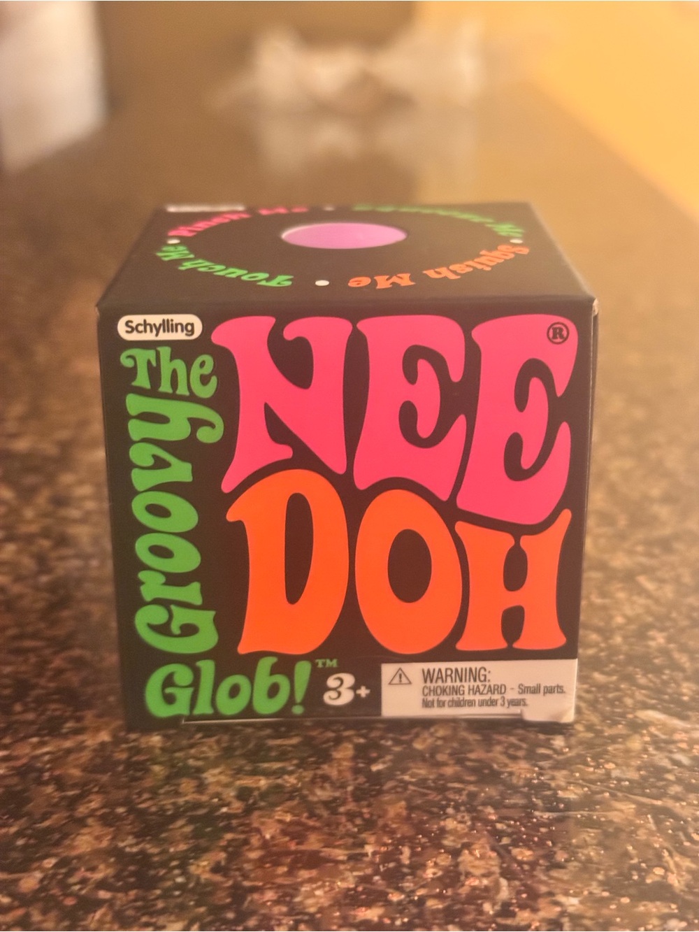 Authentic Schylling- The Groovy Glob Nee Doh Retro Stress Ball - Purple